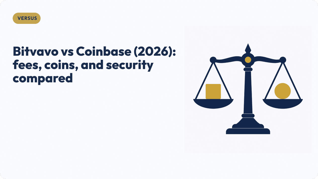 Bitvavo vs Coinbase (2026): fees, coins, and security compared