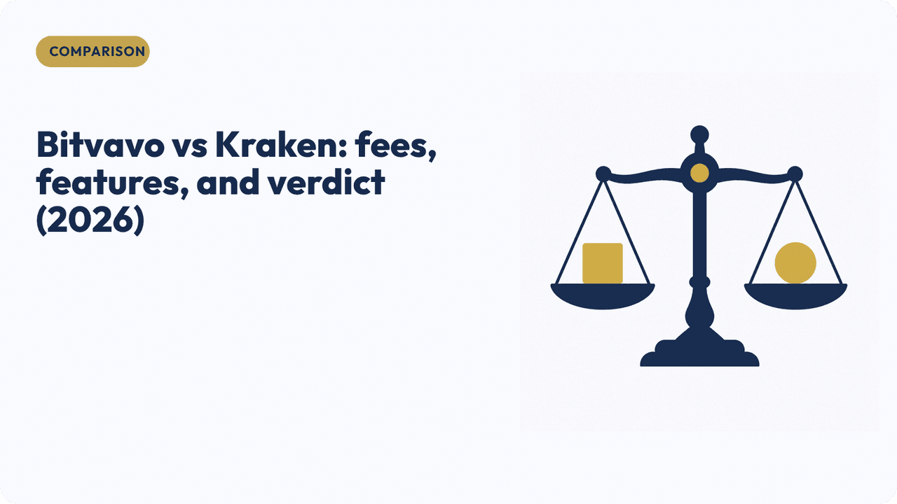 Bitvavo vs Kraken: fees, features, and verdict (2026)
