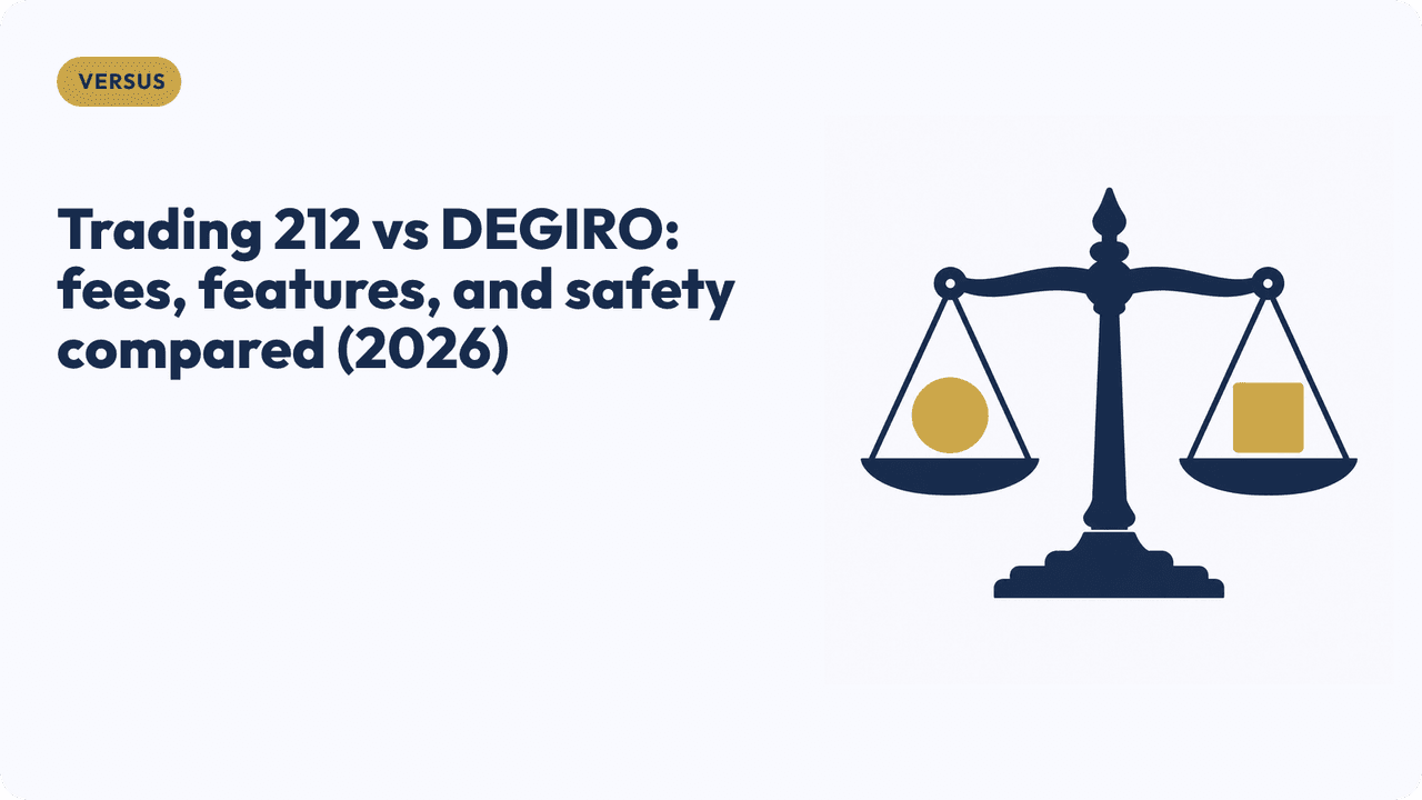 Trading 212 vs DEGIRO: fees, features, and safety compared (2026)